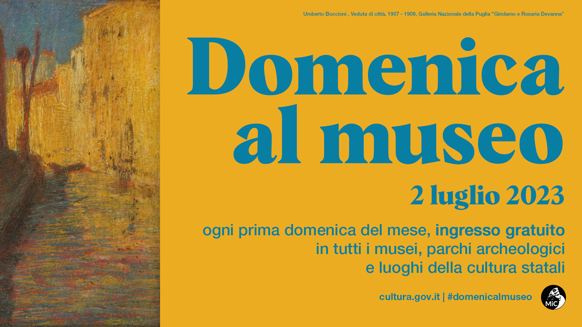 Domenica al Museo – 2 luglio