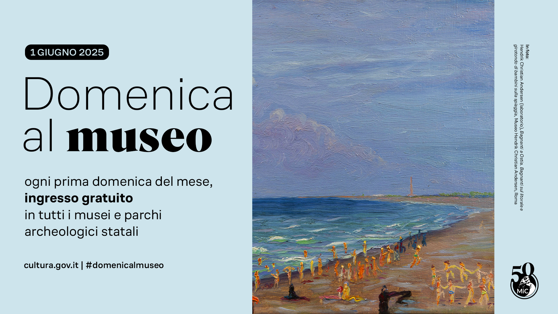 Domenica al museo 1 giugno 2025