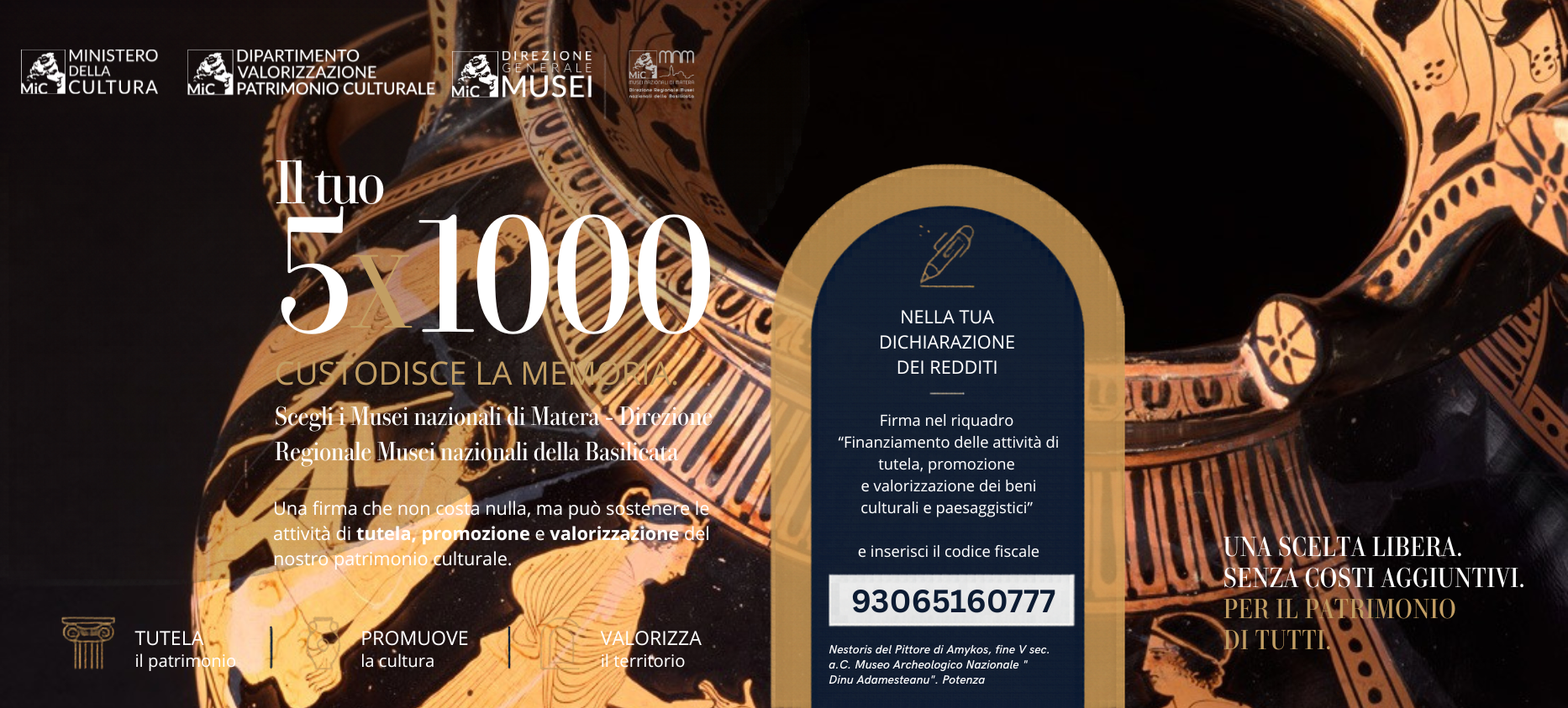 5X1000 ai Musei Nazionali di Matera – Direzione Regionale Musei della Basilicata